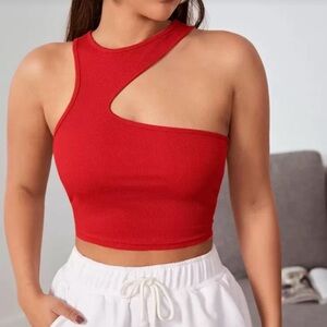 Shein cut out tank top